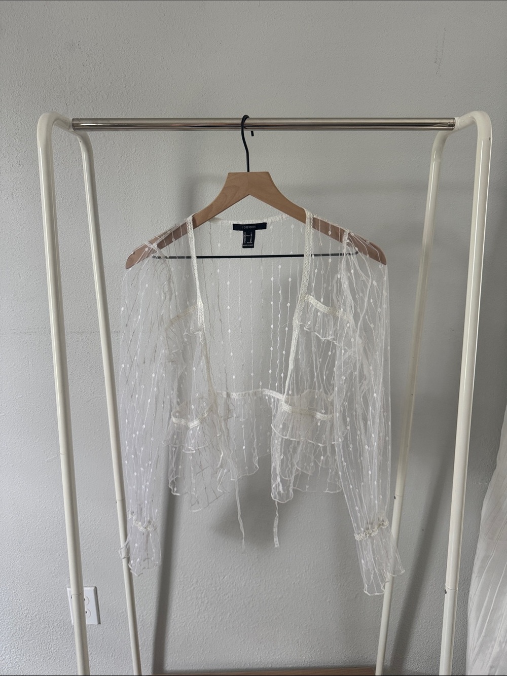 White Sheer Top